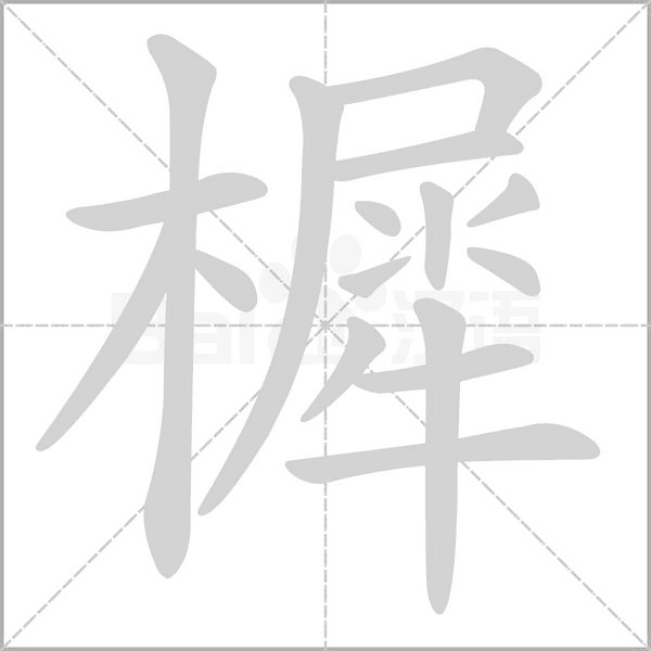 樨念什么字
