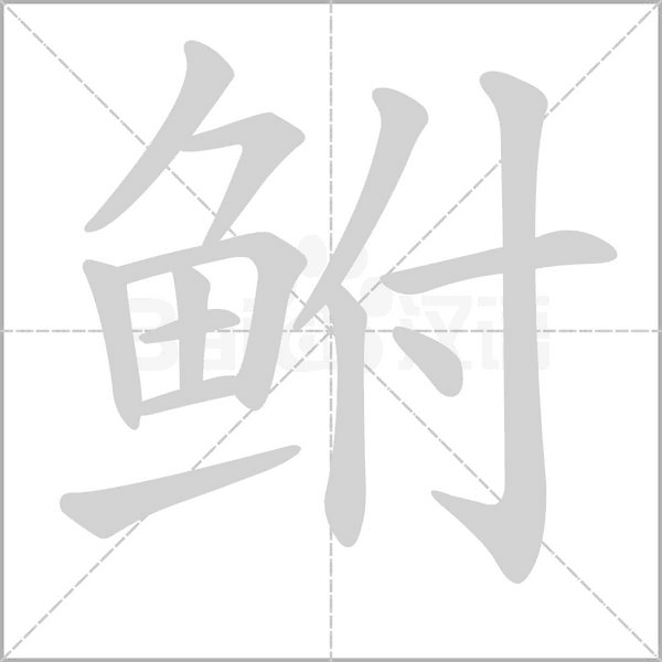 鲋念什么字