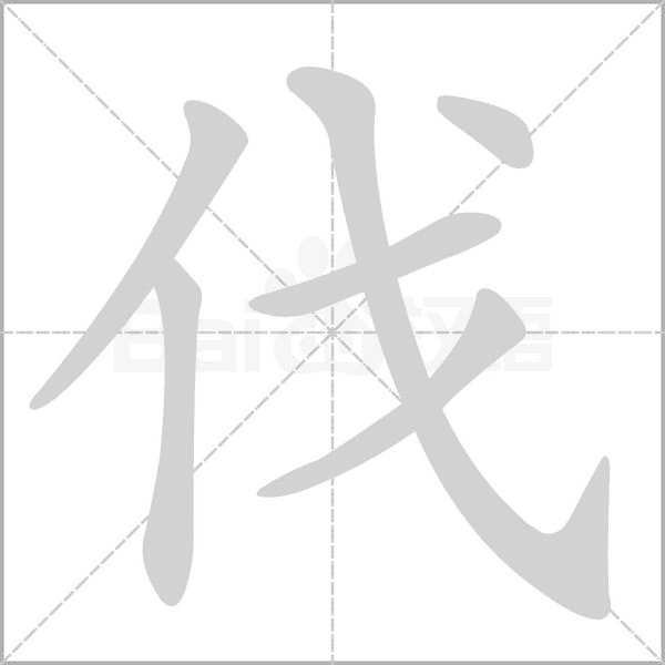 伐念什么字