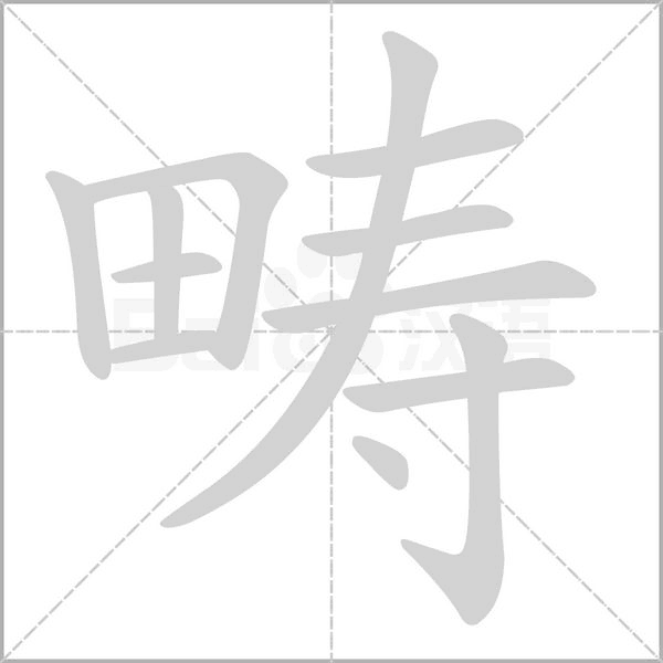 畴念什么字