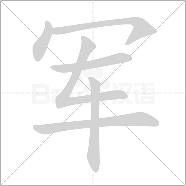 军念什么字