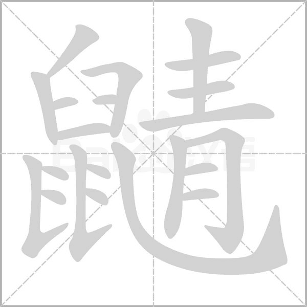 鼱念什么字