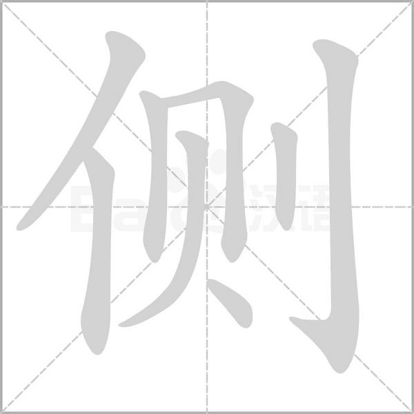 侧念什么字
