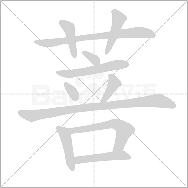 菩念什么字