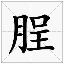 脭念什么字
