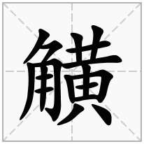 觵念什么字