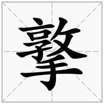 撉念什么字