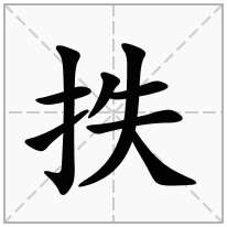 抶念什么字