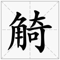 觭念什么字