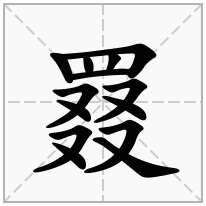 罬念什么字