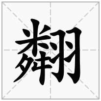 翷念什么字