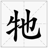 牠念什么字