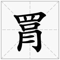 罥念什么字