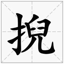 掜念什么字