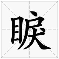 睙念什么字