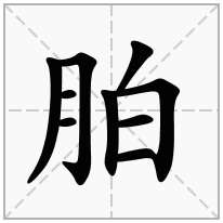 胉念什么字